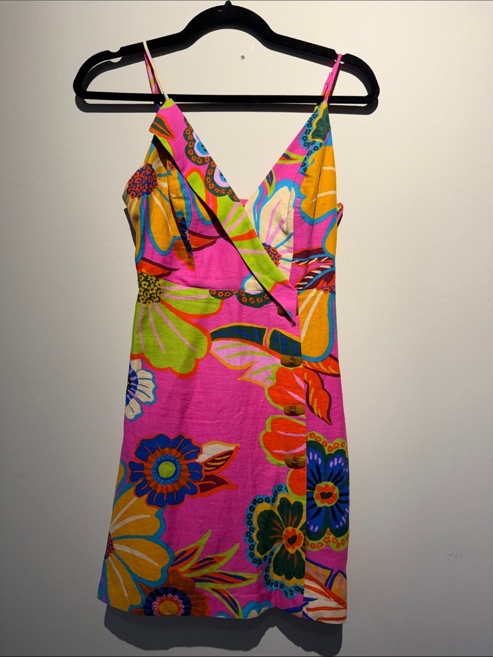 FARM Rio Pink Full Garden Mini Dress - Picture 2 of 9